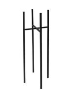 Kwietnik Novi [2424] Wysoki, ELGarden, Wymiary 20x26x87 cm, Kolor Czarny mat, ELGarden