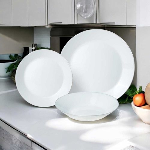 komplet obiadowy opal dla 6 osób 18 elem. kinghoff kh-1877 na Arena.pl