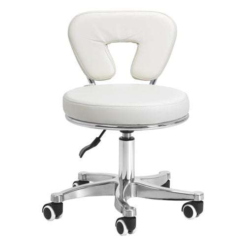 Taboret kosmetyczny do pedicure 9266 biały na Arena.pl