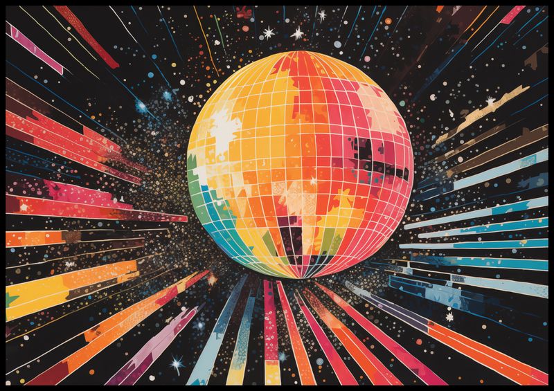 Plakat 100x70cm Disco Gra! zdjęcie 2