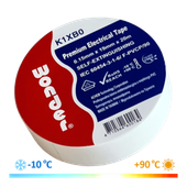 WONDER TAŚMA K1XB0 0,15mm/19mm/20m BIAŁA, PREMIUM VDE MROZOODPORNA MOCNA