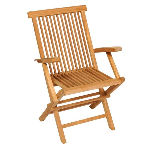 Emaga 5-częściowy zestaw mebli ogrodowych, lite drewno tekowe na Arena.pl