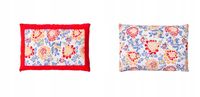 NOVITA HOME Poduszka Capoliveri 50X50, czerwono-biało-żółta