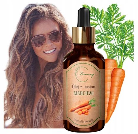 Olej z nasion marchwi do opalania - - 100% CZYSTY bez domieszek BEZ GMO na Arena.pl