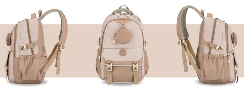 plecak ptn 8610-1341 beige zdjęcie 3