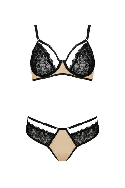 Bielizna-Daisy Set Beige S/M zdjęcie 3