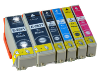 50X TUSZE T2621 T2631-T2634 26XL DO EPSON XP510 XP600 XP610 XP615 XP700 KPL