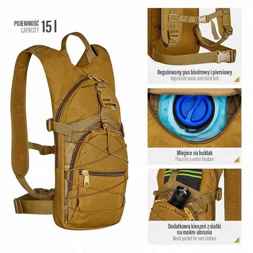 PLECAK CRAB NILS CAMP NC1732 BRĄZOWY 15 L na Arena.pl