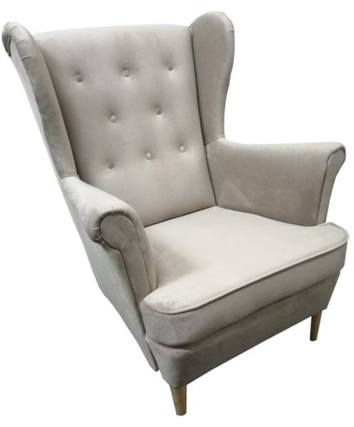 Fotel uszak z podłokietnikami w stylu skandynawskim SN-0024 zdjęcie 4