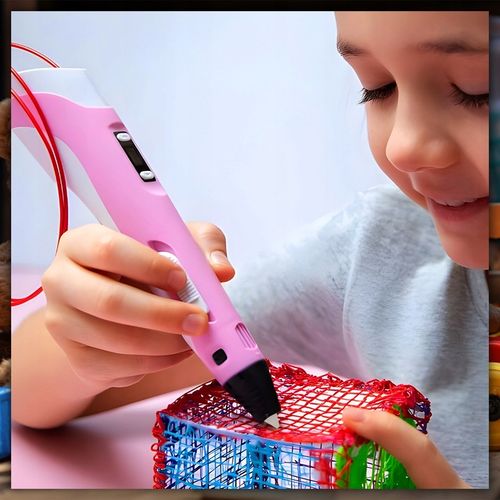 DŁUGOPIS 3D DRUKARKA MAGICZNY PEN DLA DZIECI ZESTAW + 10 METRÓW WKŁADU na Arena.pl