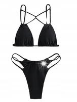 STRÓJ KĄPIELOWY BIKINI STRAPS PASKI SEXY S