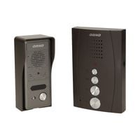 DOMOFON JEDNORODZINNY N/T BEZSŁUCHAWKOWY CZARNY ELUVIO - ON-914/B