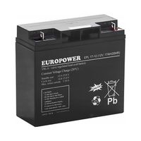 Akumulator AGM EUROPOWER serii EPL 12V 17Ah (żywotność 15 lat)