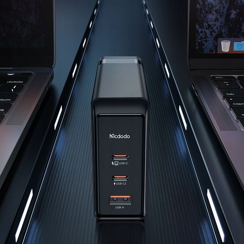 McDodo Ładowarka Sieciowa 140W GAN z 3x USB-C + Kabel do MacBooka na Arena.pl
