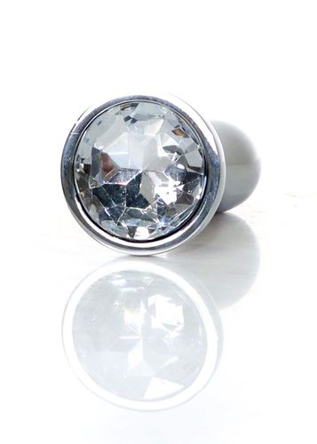 plug jewellery silver plug  clear s na Arena.pl