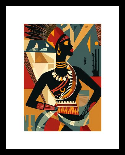 Plakat 13x18cm Afrykańska Mozaika na Arena.pl