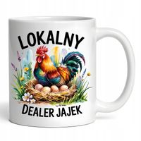 Kubek Prezent Dla Hodowcy kur LOKALNY DEALER JAJEK Jaj Diler Jajek