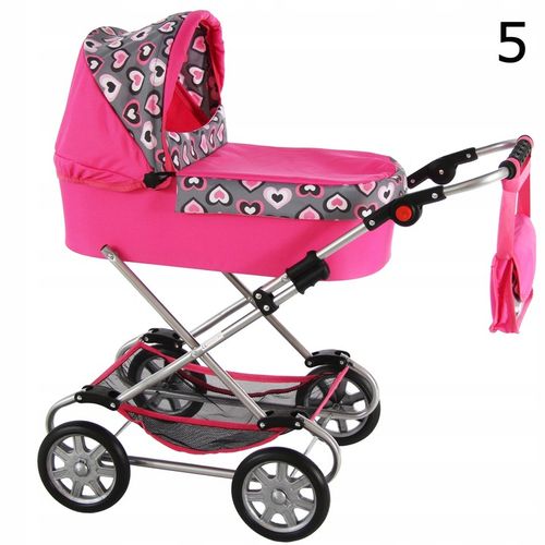 WÓZEK DUŻY DLA LALEK GŁĘBOKI + Pościel+Torebka PL na Arena.pl