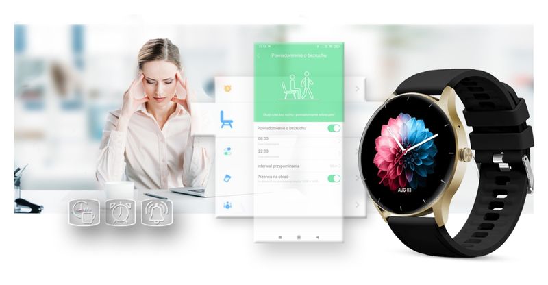 smartwatch gravity gt2-3 zdjęcie 15