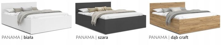 Łóżko 140x200 stelaż + materac PANAMA DM zdjęcie 3