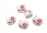Guziki 14 mm Hello Kitty Kotek 10 szt.