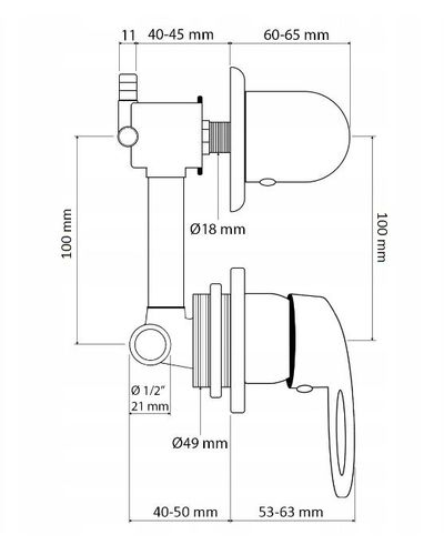 Bateria do kabiny z hydromasażem / 3 funkcje - 9cm ,10 cm ,12,5cm , na Arena.pl