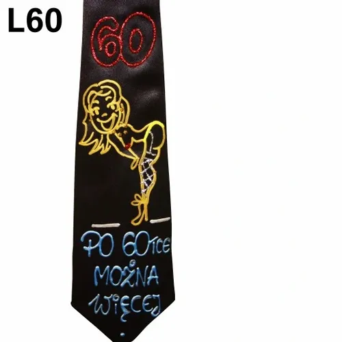 KRAWAT ręcznie malowany prezent URODZINY 18-80 CHŁOPAKA FACETA taty wzory na Arena.pl