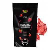 Truskawka Liofilizowana 100g Truskawki HiFOOD PYSZNE PLASTRY Chrupiące