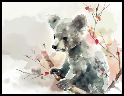 Plakat 65x50cm Akwarelowa Koala na Arena.pl