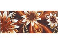 100X40CM ZEGAR WIRUJĄCE KWIATY OBRAZ