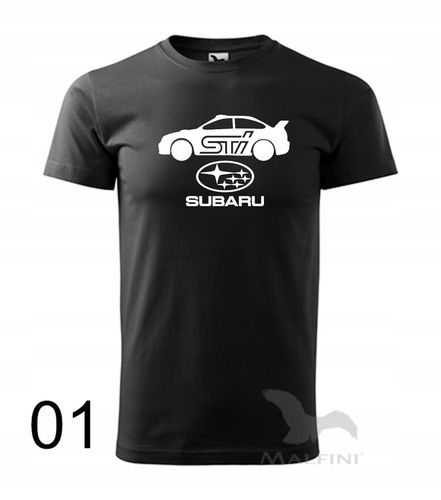 Koszulka męska SUBARU IMPREZA STI kolory na Arena.pl