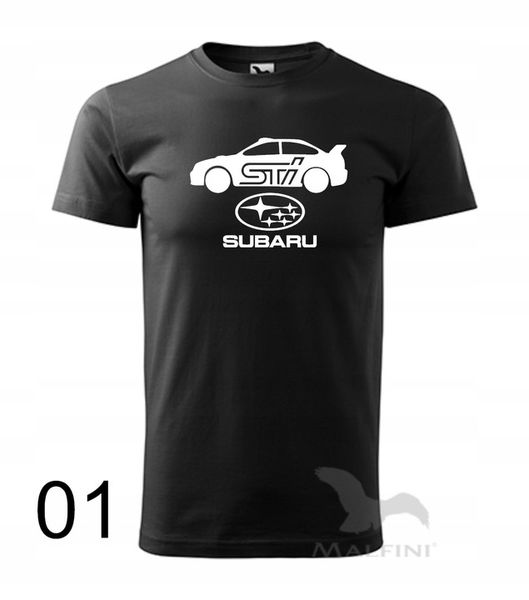 Koszulka męska SUBARU IMPREZA STI kolory zdjęcie 10