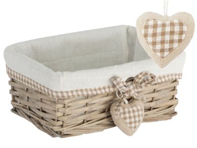 Kosz wiklinowy koszyk Szary U026E na Arena.pl