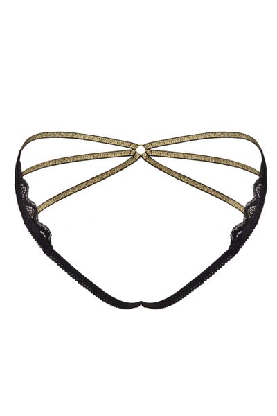 Otwarte Seksowne Stringi Muled Black Livco Corsetti L/XL zdjęcie 5