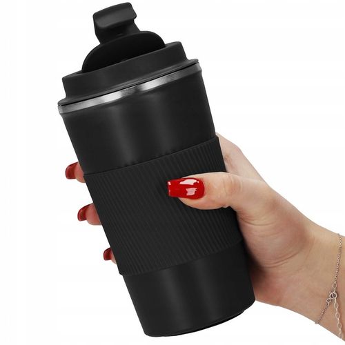 TERMOS KUBEK PRÓŻNIOWY TURYSTYCZNY termiczny stalowy NA HERBATĘ KAWĘ 0,5L na Arena.pl