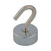 magnes neodymowy okrągły z haczykiem m4 19*8mm 2 szt stahl - poz-5207-0