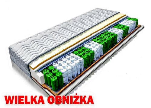 Materac 160x200 KOKOS 9-stref 20 CM na Arena.pl