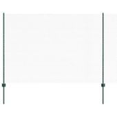 Ogrodzenie z słupkami Zielony 1.6 x 50 m Stal