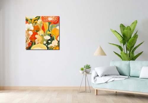 Obraz 70x70cm Kwiatowy Raj na Arena.pl