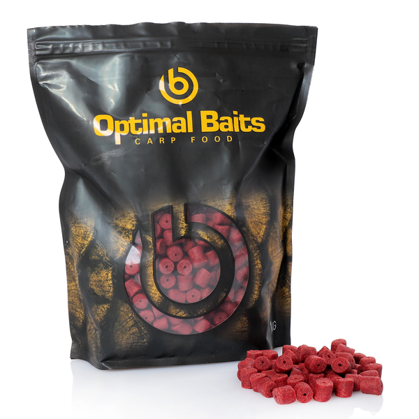 Optimal Baits Pellet zanętowy TRUSKAWKA 12mm zdjęcie 1