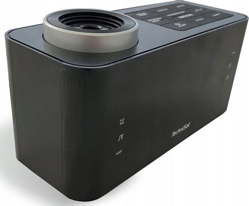 Zegar RadioBudzik Radio FM z Projektorem Czasu Godziny na Ścianie Budzik na Arena.pl