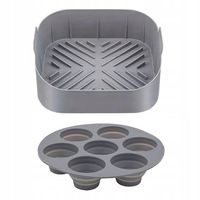 Silikonowa Forma do Muffinek WKŁADKA DO FRYTKOWNICY Akcesoria do Air Fryer