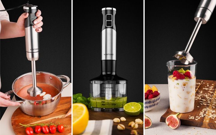 Blender Ręczny Wielofunkcyjny VERTENZ 50 1400W Tytanowe Ostrza Titan 50 zdjęcie 3