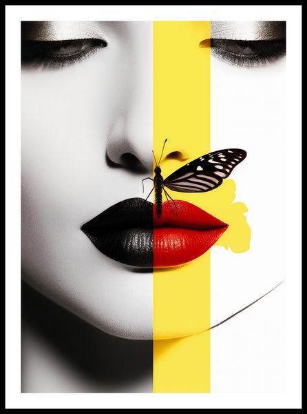Plakat 50x70cm Motyla Piękność zdjęcie 3