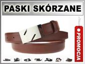 JBN BL 3/2 Pasek MESKI SKORZANY Klamra BLACHA 3cm