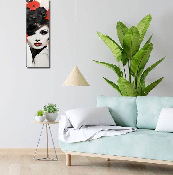 Obraz 20x70cm Kwiatowa Pasja zdjęcie 2