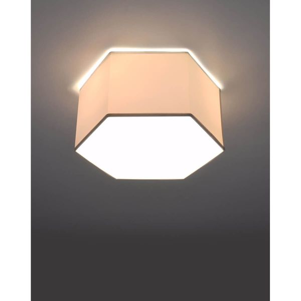 Minimalistyczna lampa sufitowa SL.1058 nad łóżko biała zdjęcie 2