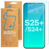 Szkło hartowane, ochronne na ekran Bizon do Galaxy S25 Plus/S24 Plus 2 szt