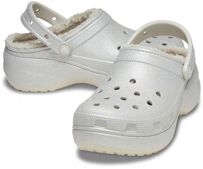 Crocs Damskie Ocieplane Buty Chodaki Platforma Classic Lined Clog 42-43 zdjęcie 2
