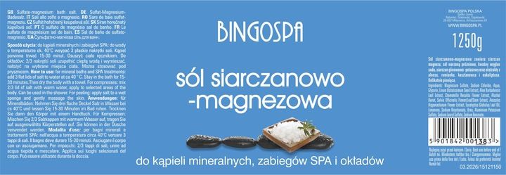 SÓL SIARCZANOWO MAGNEZOWA 1250 G zdjęcie 2